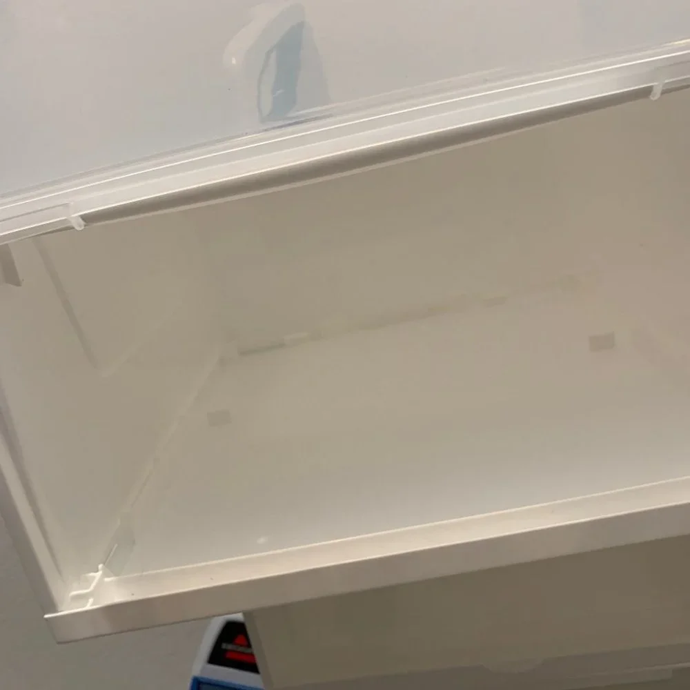 Shoe Storage Box Wide White Front Entry